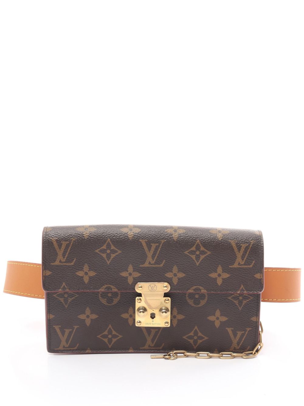 Louis Vuitton Pre-Owned 2019 S Lock PM belt bag - Brown