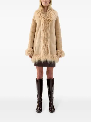【UNREAL FUR】ギャル系 高級エコファーコート ミントグリーン UNREAL FUR】ギャル系 高級エコファーコート ミントグリーン