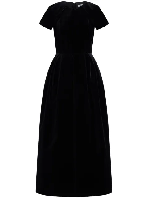 Dice Kayek vestido de terciopelo acampanado