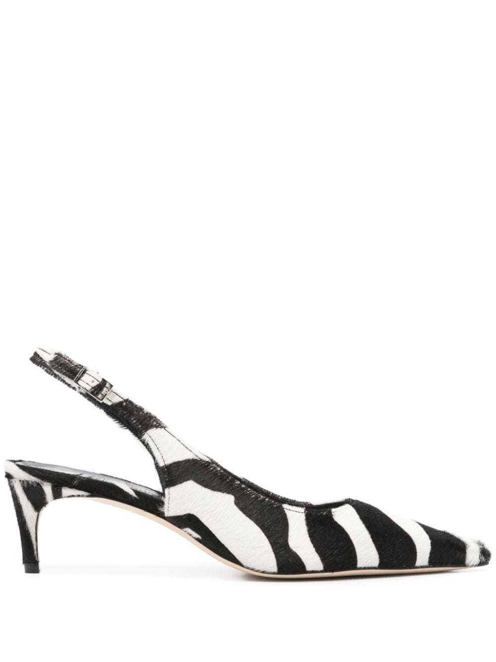 Shop Eraldo 55mm Zebra-print Pumps In Black