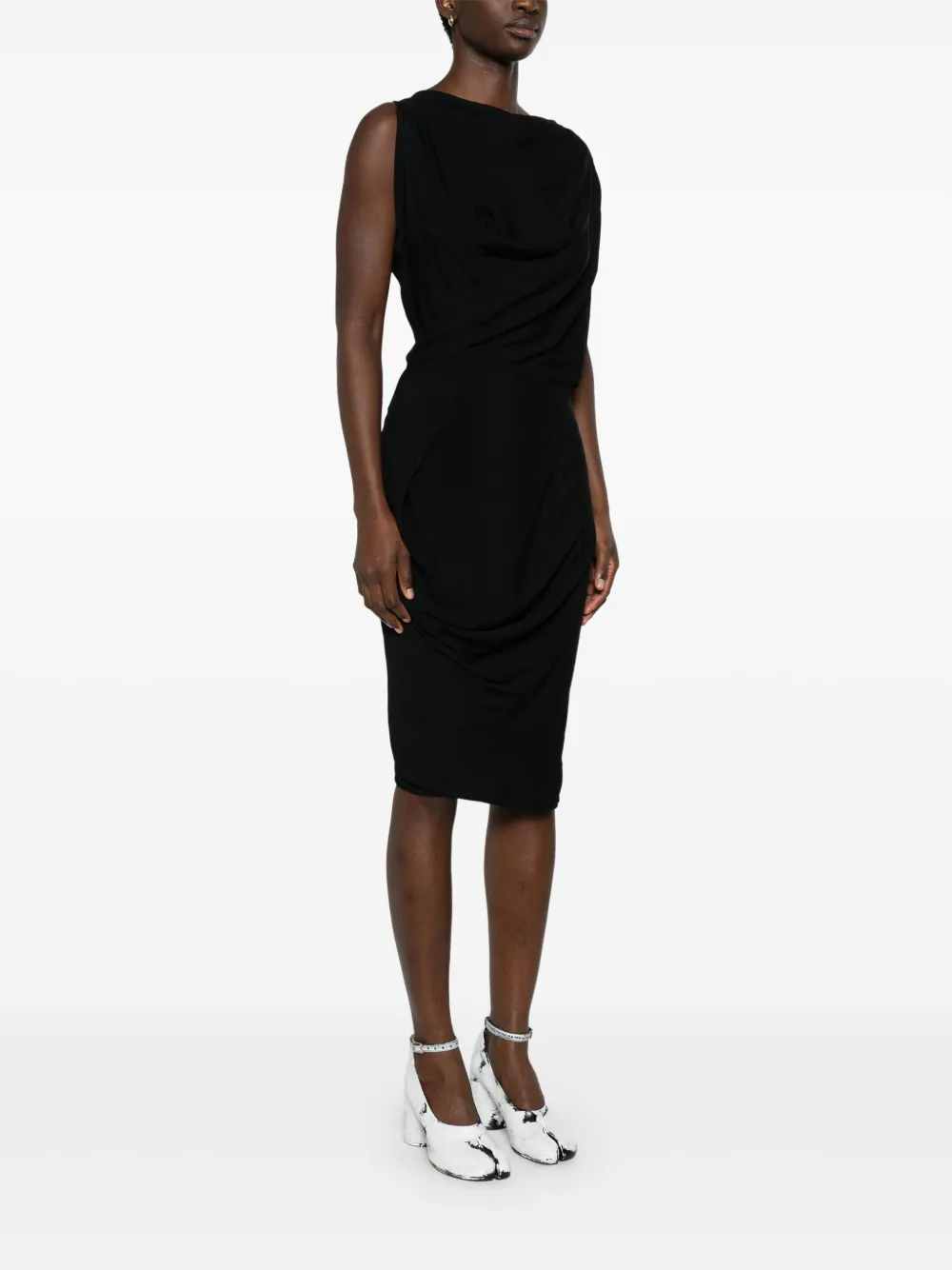 Vivienne Westwood Fond midi-jurk Zwart