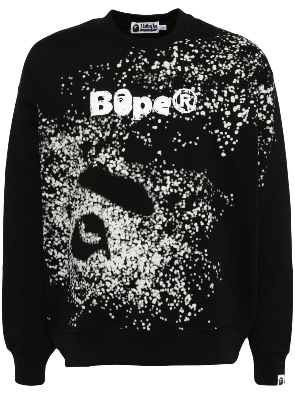 all-over graphic print sweatshirt