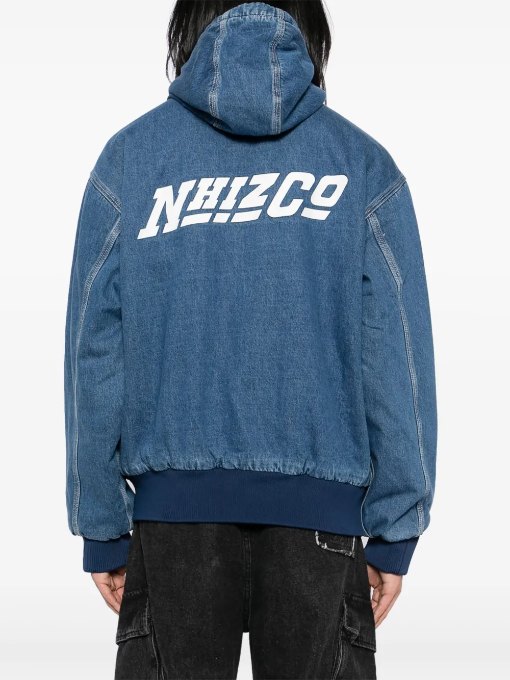 izzue Jas met capuchon Blauw