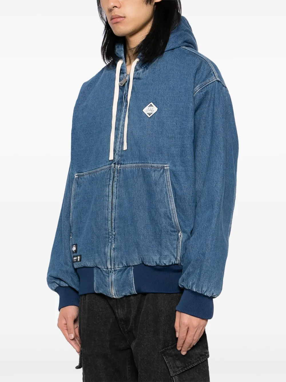 izzue Jas met capuchon Blauw