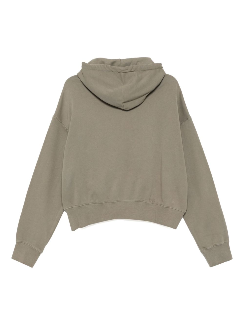 izzue graphic print hoodie - Beige