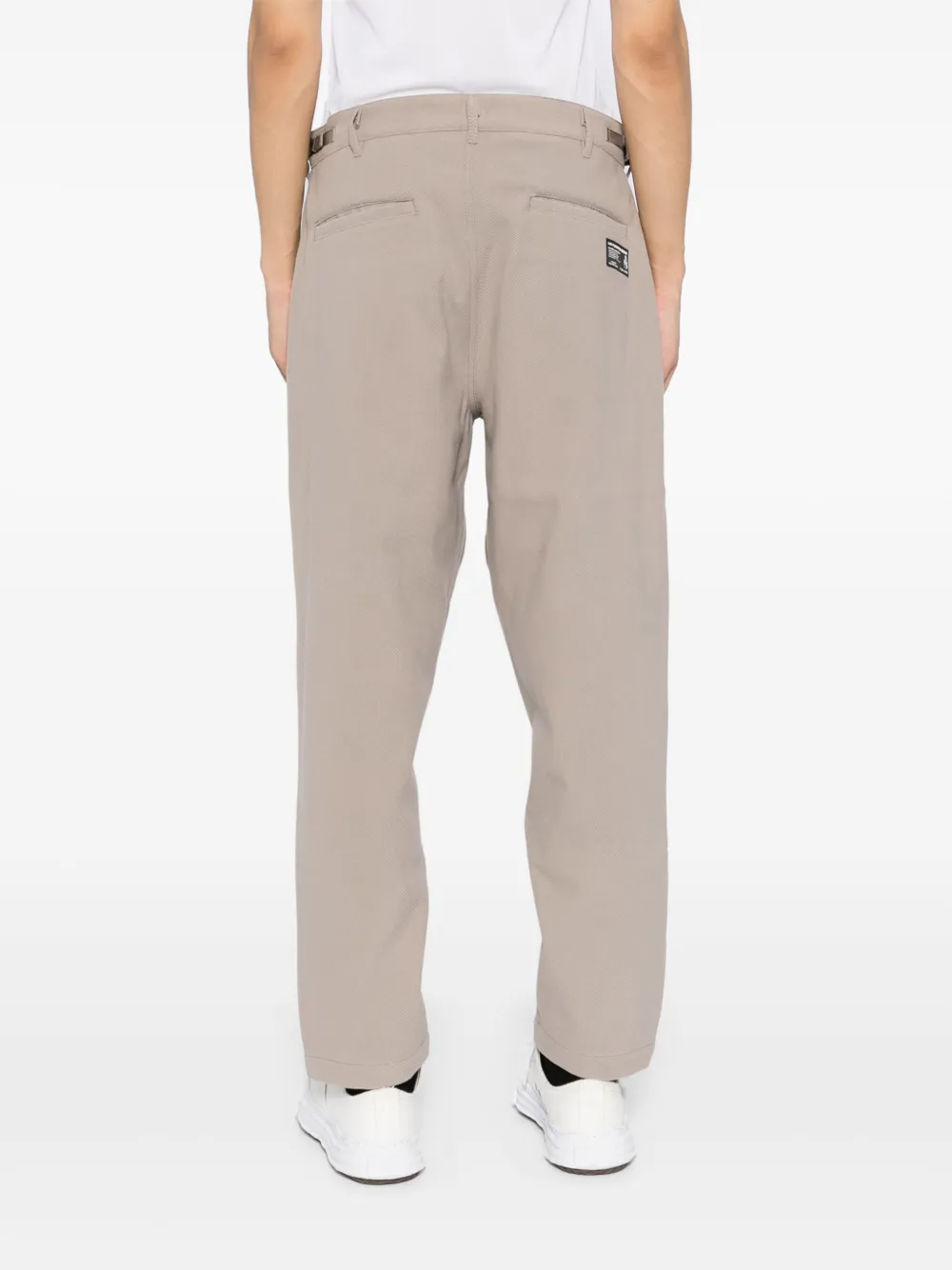 izzue Broek met ceintuur Beige