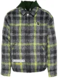 AAPE BY *A BATHING APE® checkered shirt jacket - Grey