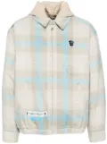AAPE BY *A BATHING APE® faux fur hood jacket - Neutrals