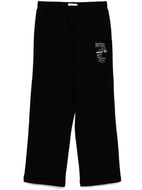 izzue graphic-print track pants