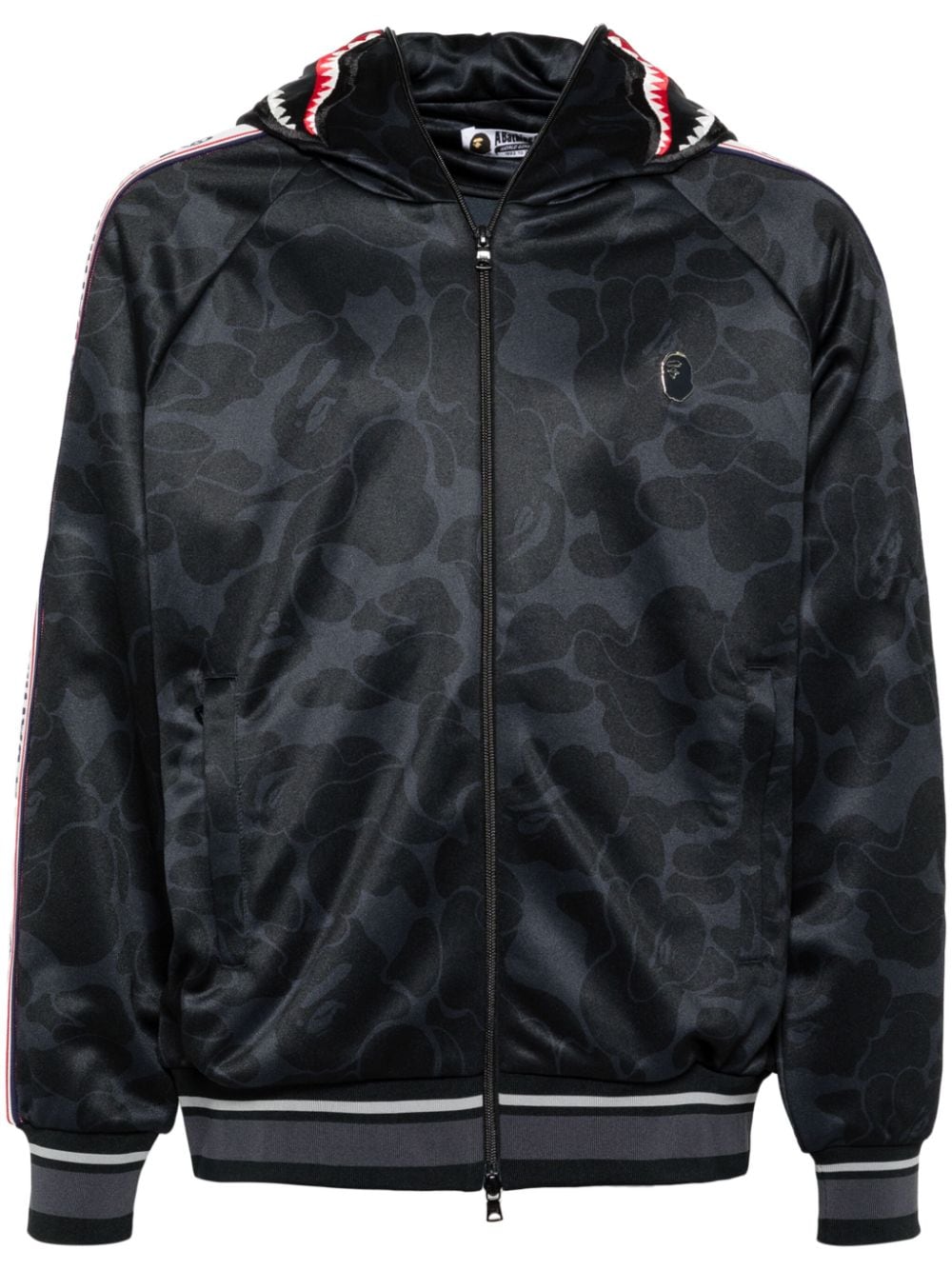 Line Camo jacquard bomber jacket