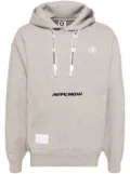 AAPE BY *A BATHING APE® AAPENOW moonface knit hoodie - Grey