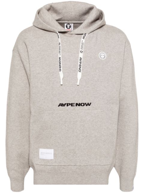 AAPE BY *A BATHING APE AAPENOW moonface knit hoodie Men