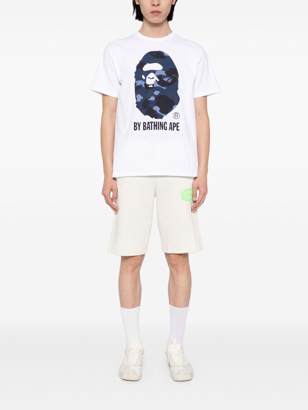 A BATHING APE® Color Camo by Bathing Ape T-shirt - Wit