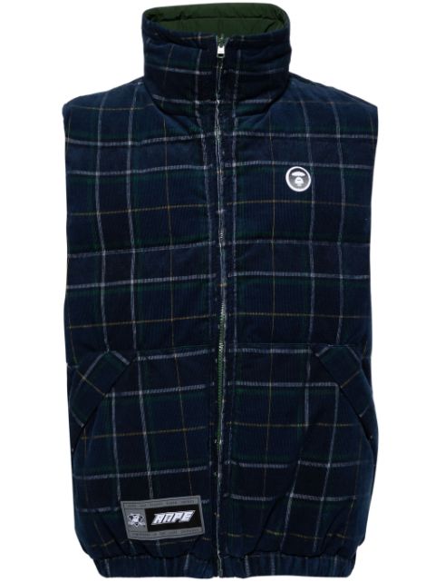 AAPE BY *A BATHING APE reversible padded gilet Men