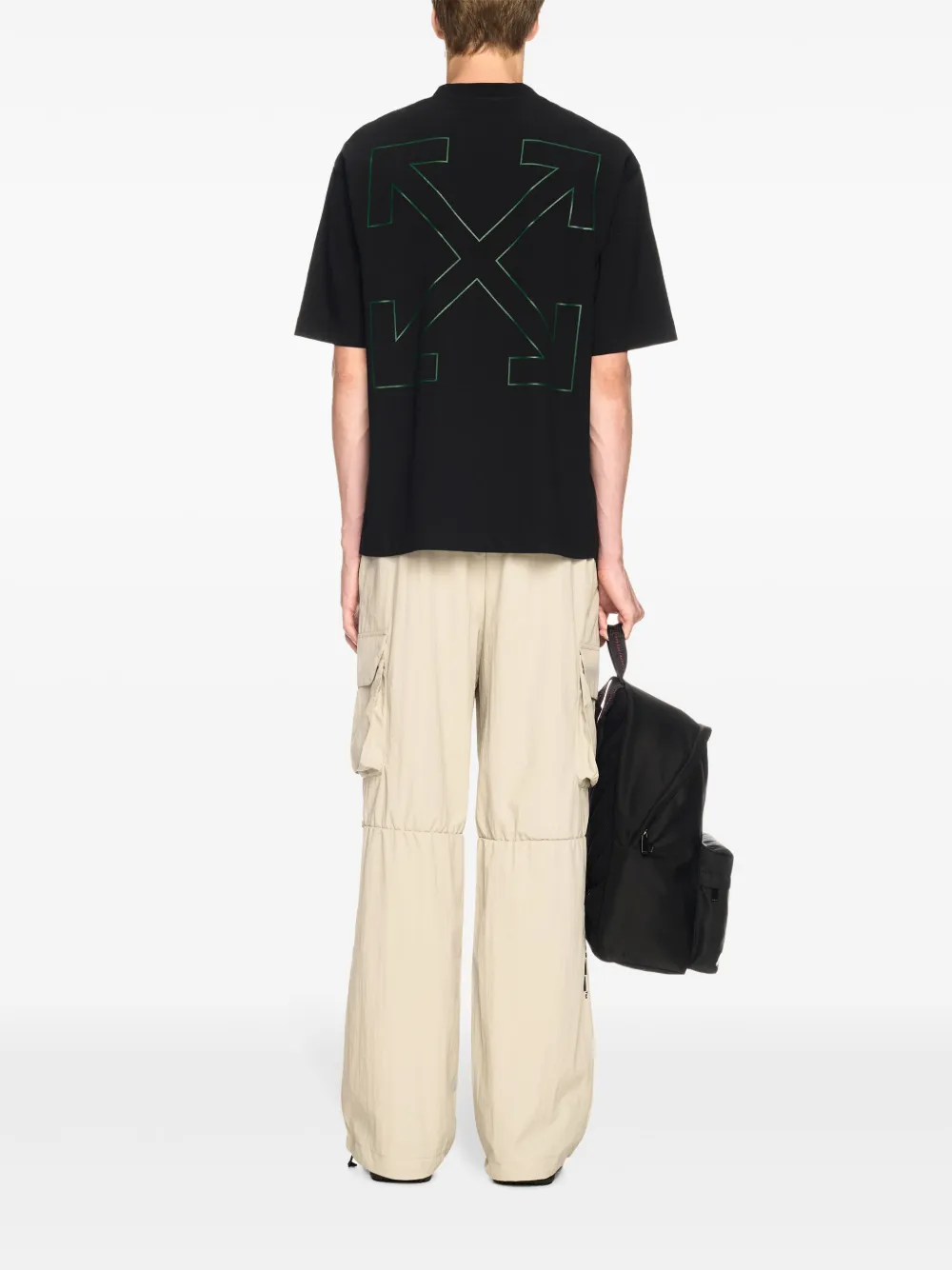 Off-White Banknote Arrow T-shirt Zwart