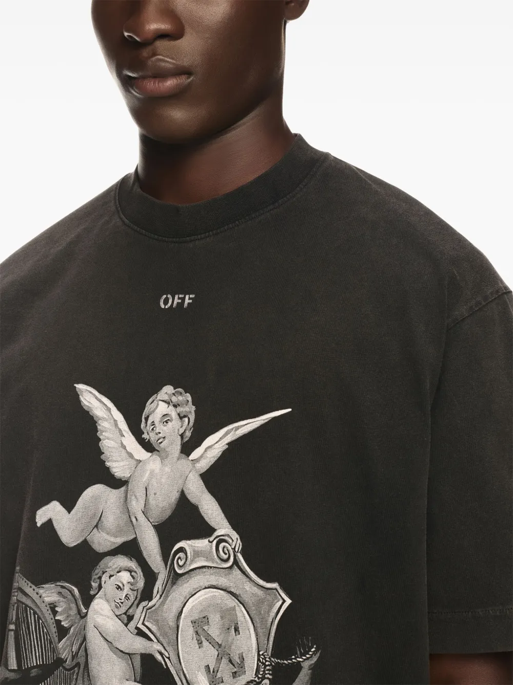 Off-White Putti Skate T-shirt Zwart