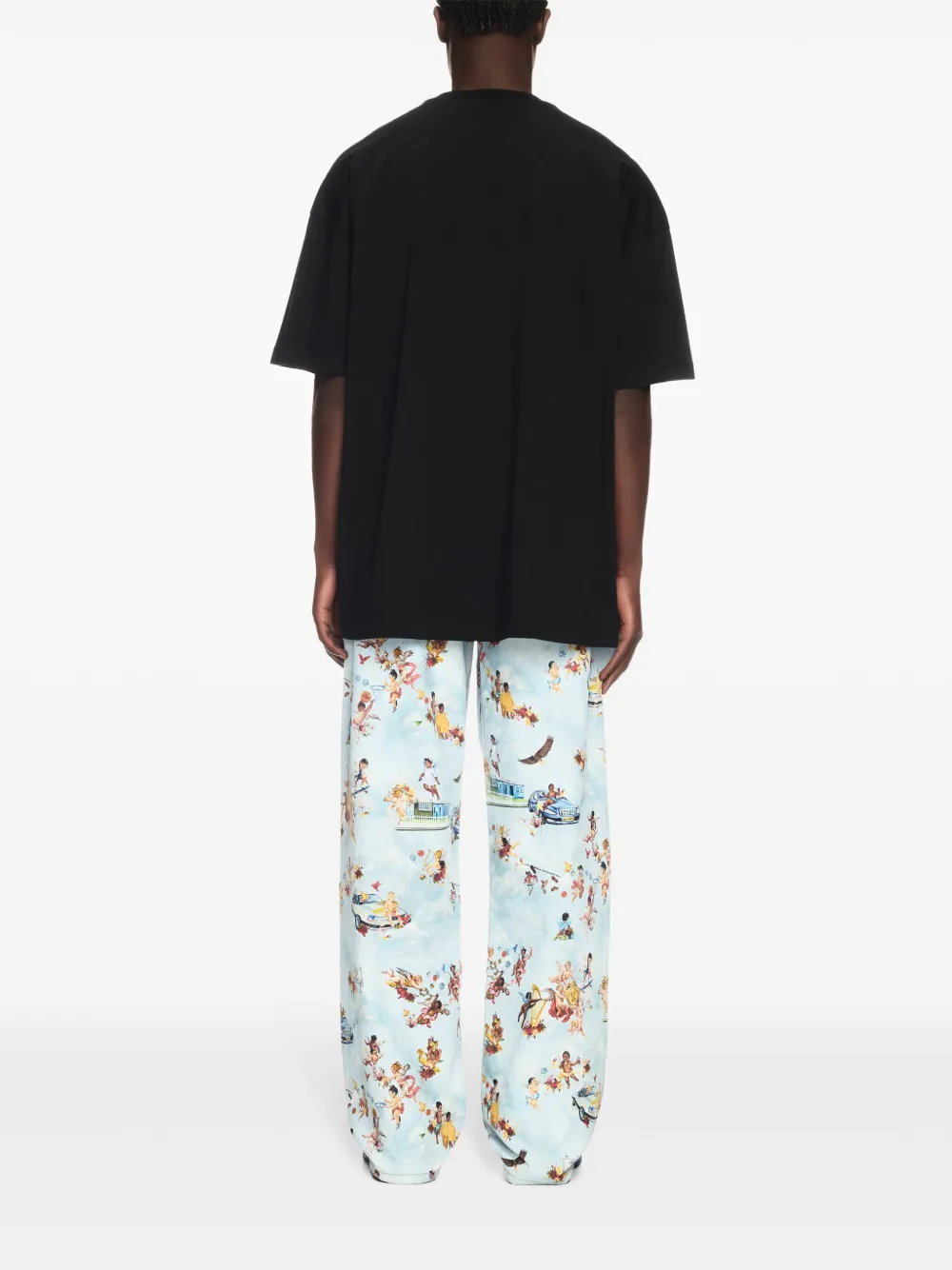 Off-White Fresco Star Over T-shirt Zwart
