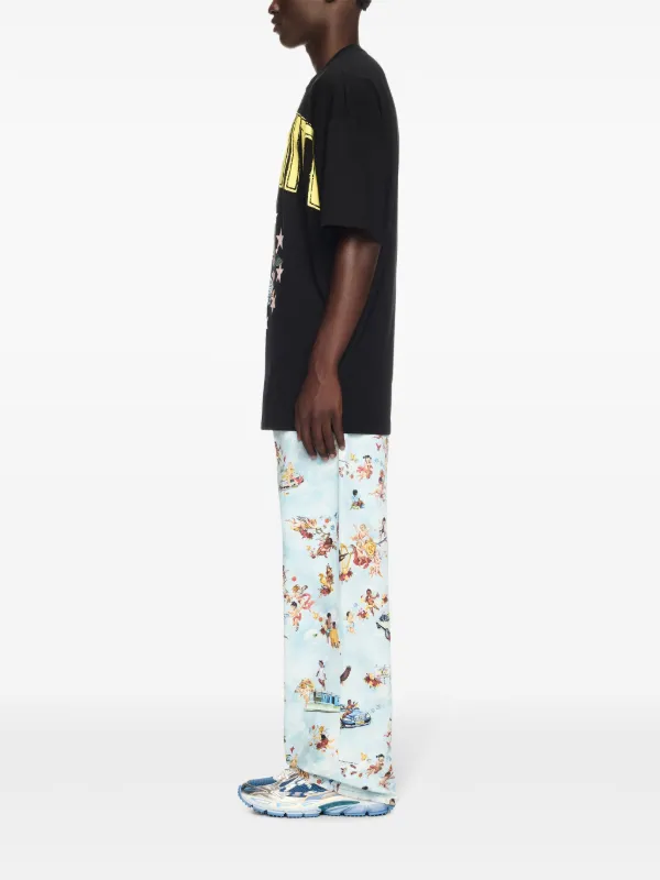 OFF WHITE♡ Fresco Star Tシャツ Off-White Fresco Star Over T-shirt | Black | FARFETCH