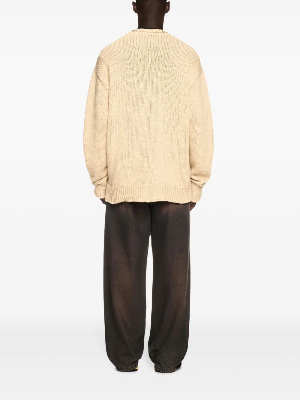Off-White Bookish trui Beige