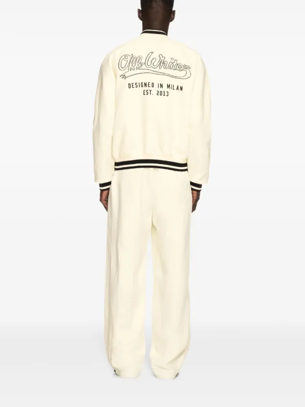 Off-White ロゴ パンツ | ニュートラル | FARFETCH JP