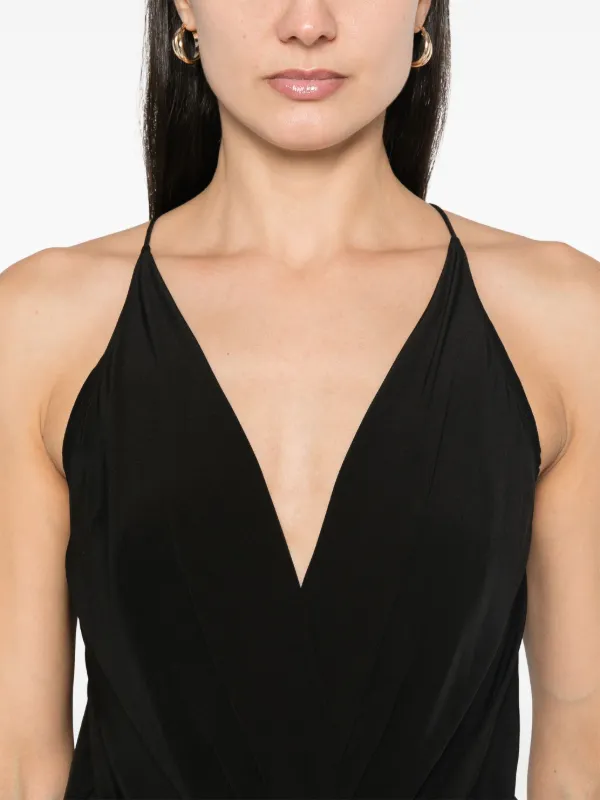 ANINE BING Shiloh Bodysuit | Black | FARFETCH