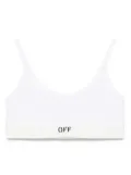 Off-White ribbed bra