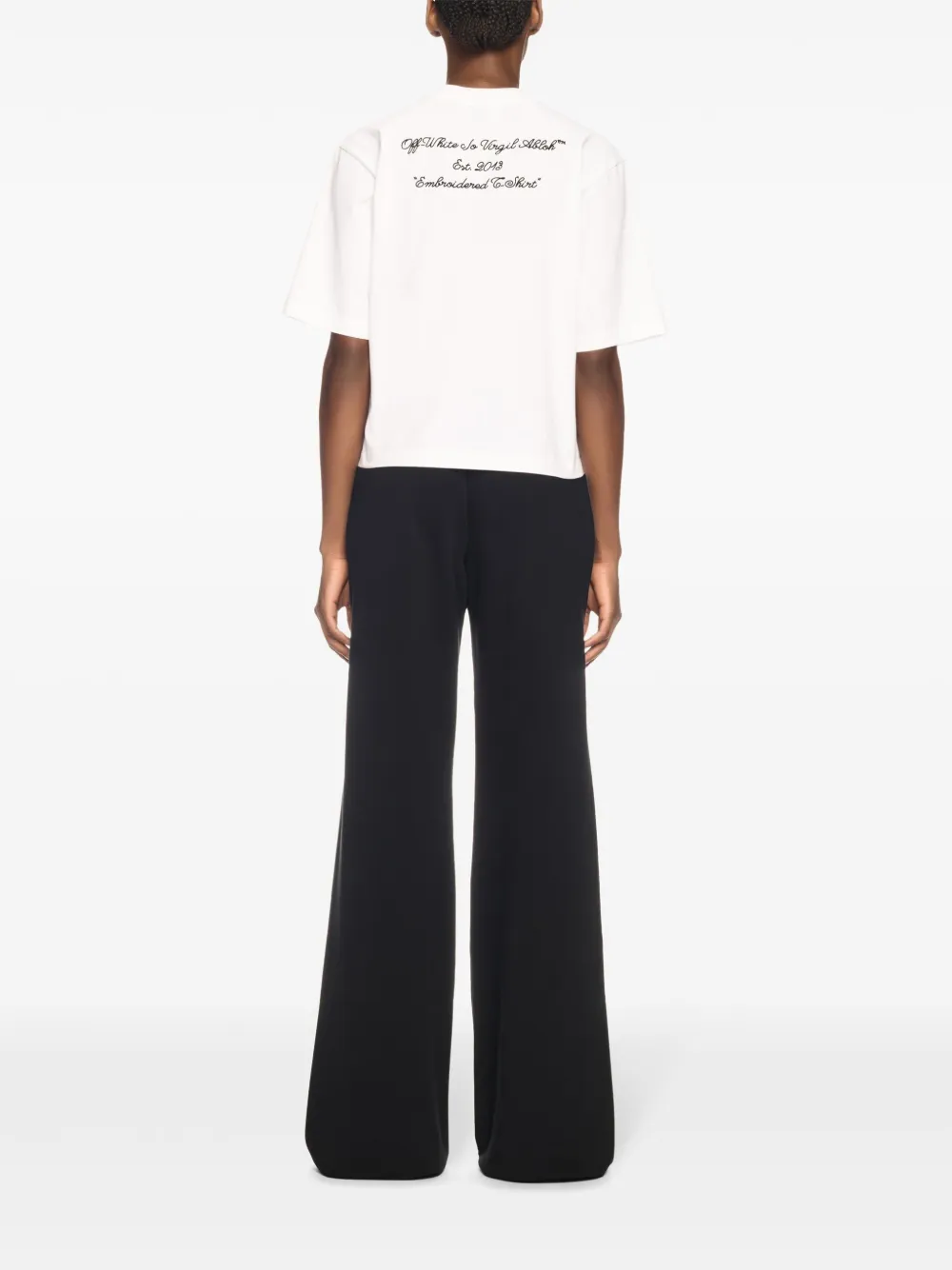 Off-White Script T-shirt Wit