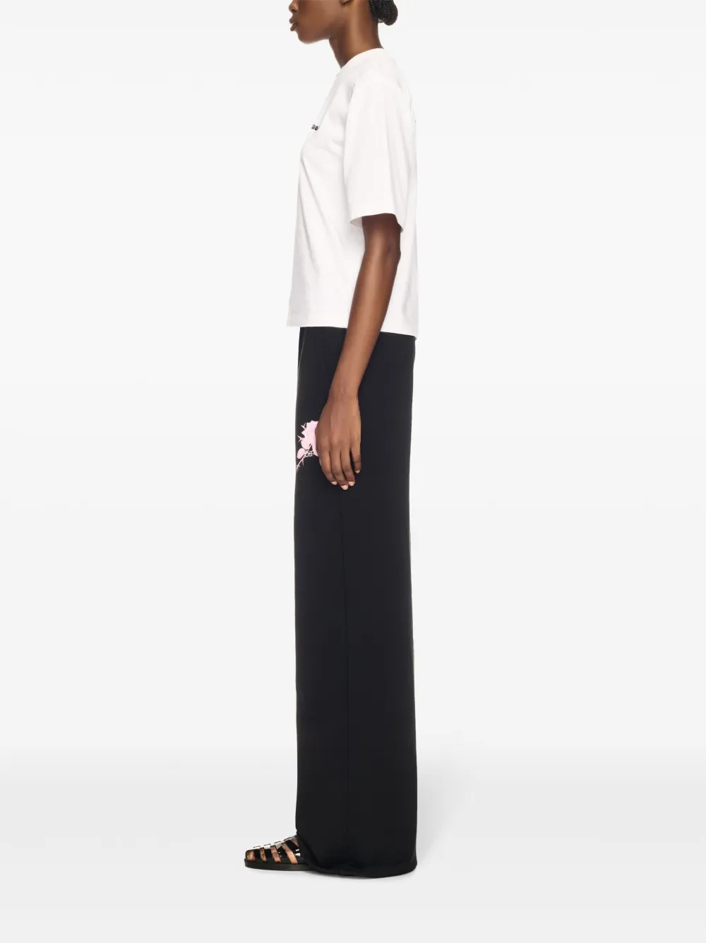 Off-White Script T-shirt Wit