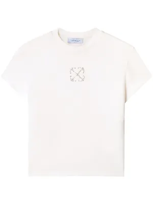 Off-White オフスタンプ クロップド丈 ロゴTシャツ ブラック 楽天市場】【中古】OFF-WHITE プリントロゴTシャツ M ブラック