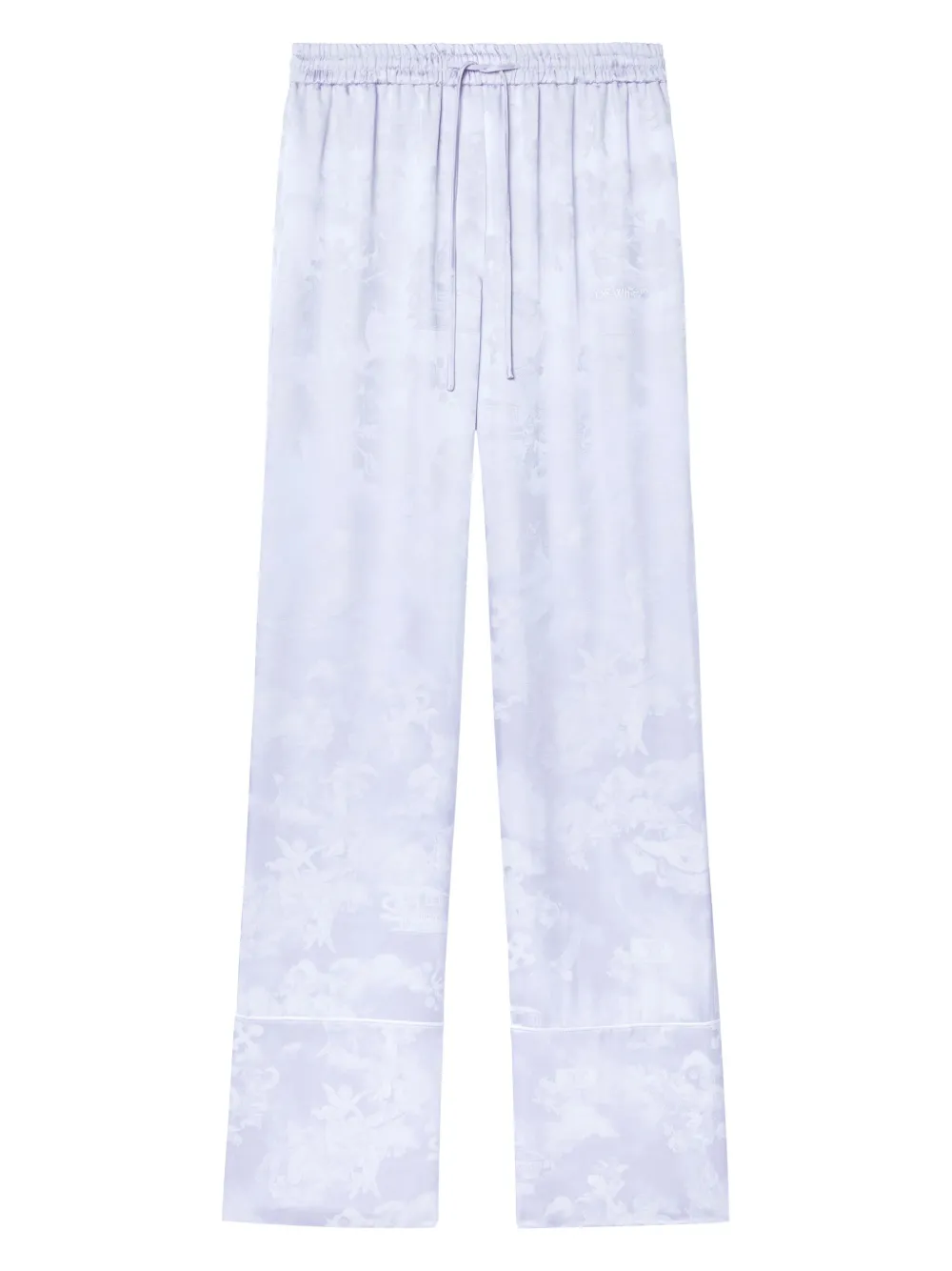 Fresco-jacquard pyjamas trousers