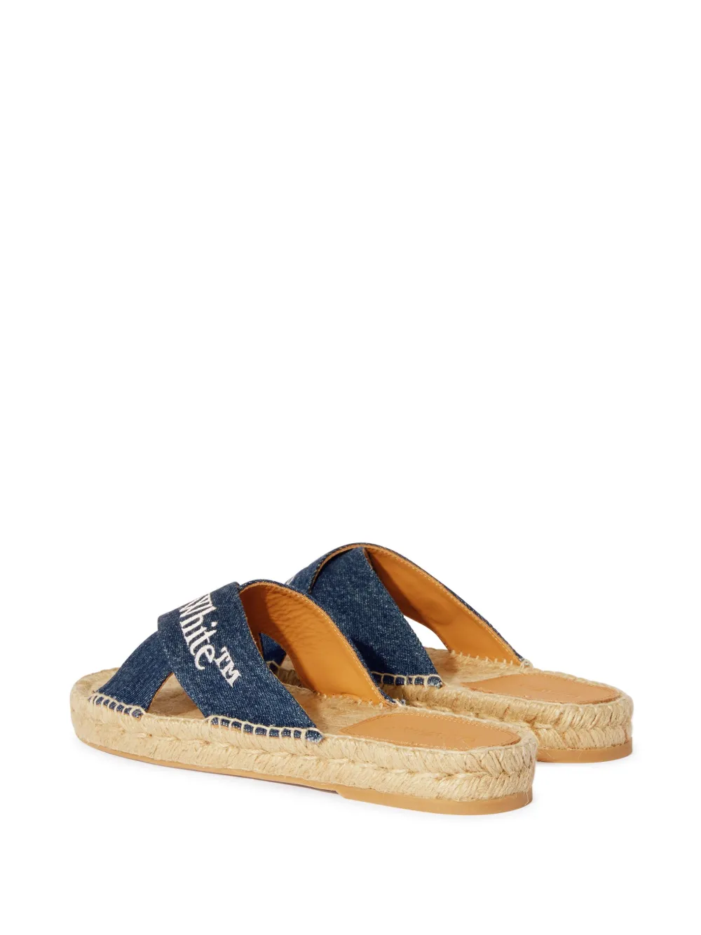 Off-White Criss Cross espadrilles Blue