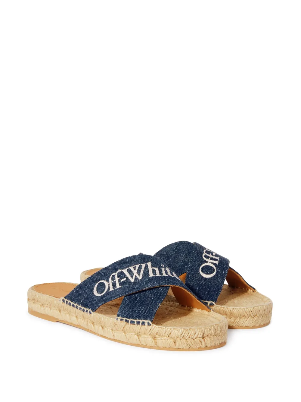 Off-White Criss Cross espadrilles Blue