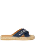 Off-White Criss Cross espadrilles - Blue