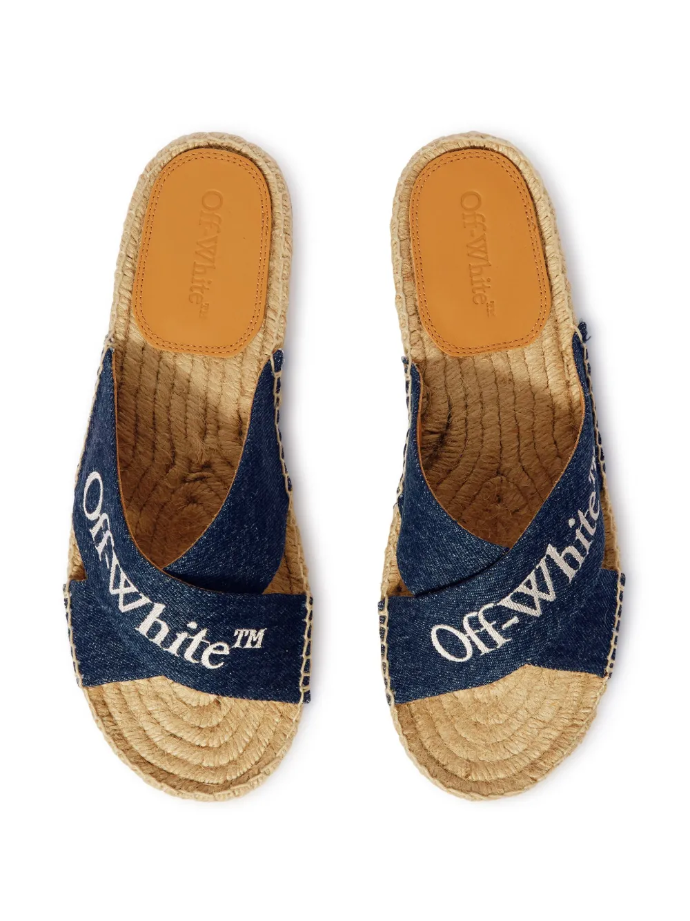 Off-White Criss Cross espadrilles Blue