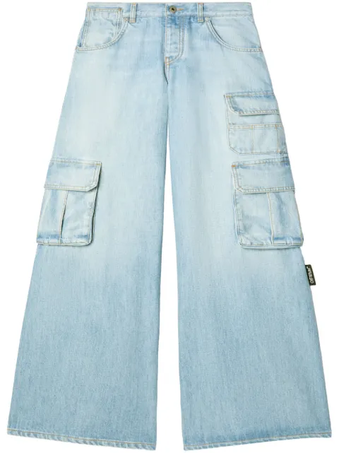 Off-White wide-leg cargo jeans