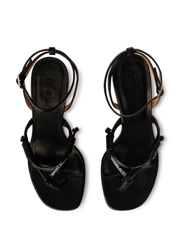 サンダル・ミュール OFF WHITE Women Sandals OWIH059S24LEA0011010 Black Off-White 70mm Allen Sandals | Black | FARFETCH