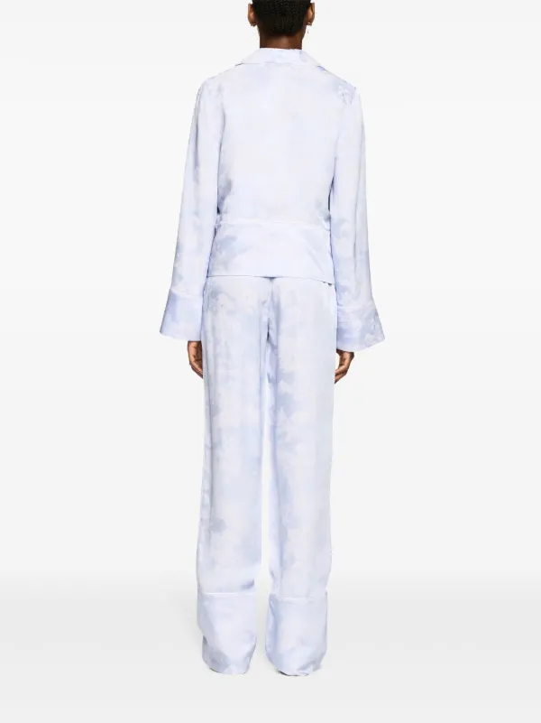 Off-White Fresco-jacquard Pyjama Shirt | White | FARFETCH