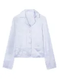 Off-White Fresco-jacquard pyjama shirt