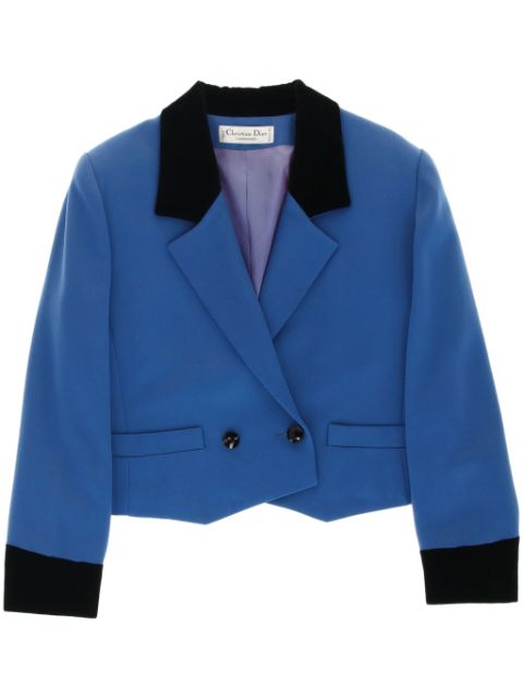 Christian Dior 1980s cropped blazer Women