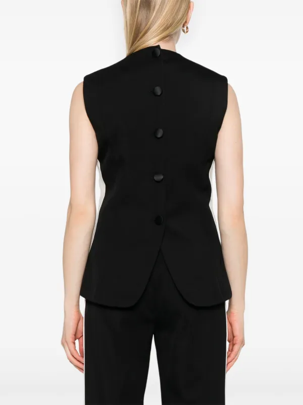 MERYLL ROGGE ツイル トップ | ブラック | FARFETCH JP