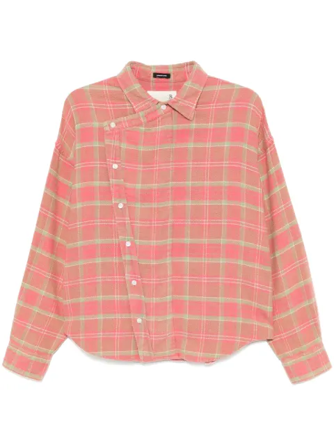 R13 checked shirt