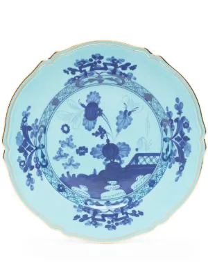 Richard Ginori Oriente Italiano - Plat Bas 24cm Pervenche Porcelaine Ginori