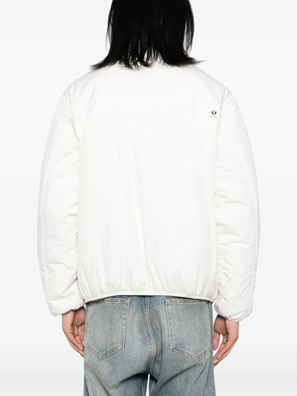 AAPE BY *A BATHING APE APENOW jack met logo en rits Beige