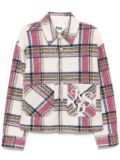 izzue plaid jacket - Neutrals