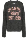 izzue pattern-jacquard jumper - Grey