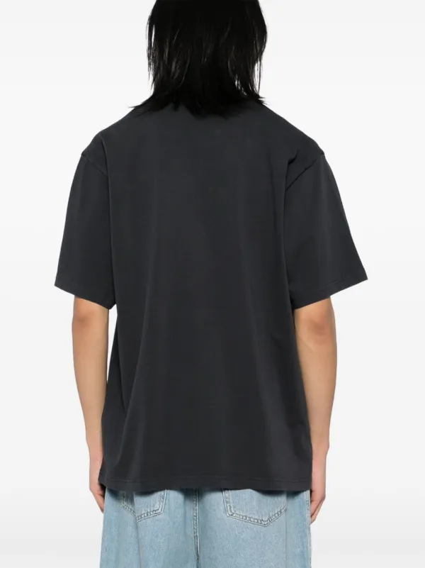 A BATHING APE® Garment Dye College Tee | Grey | FARFETCH