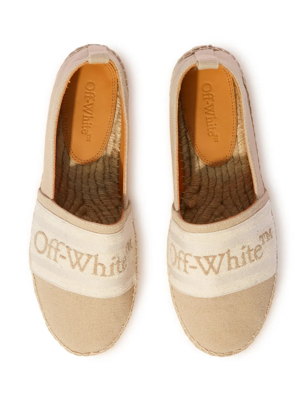 Off-White Bookish espadrilles Neutrals