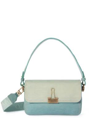 Off-White Soft Binder ショルダーバッグ M | ブルー | FARFETCH JP