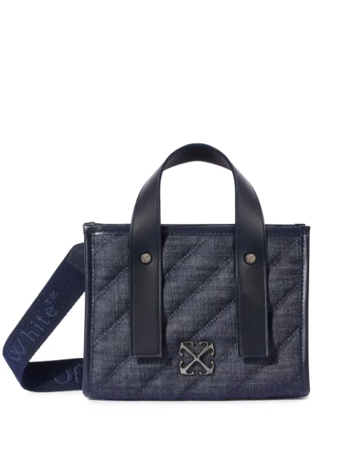 Off-White quilted denim tote bag