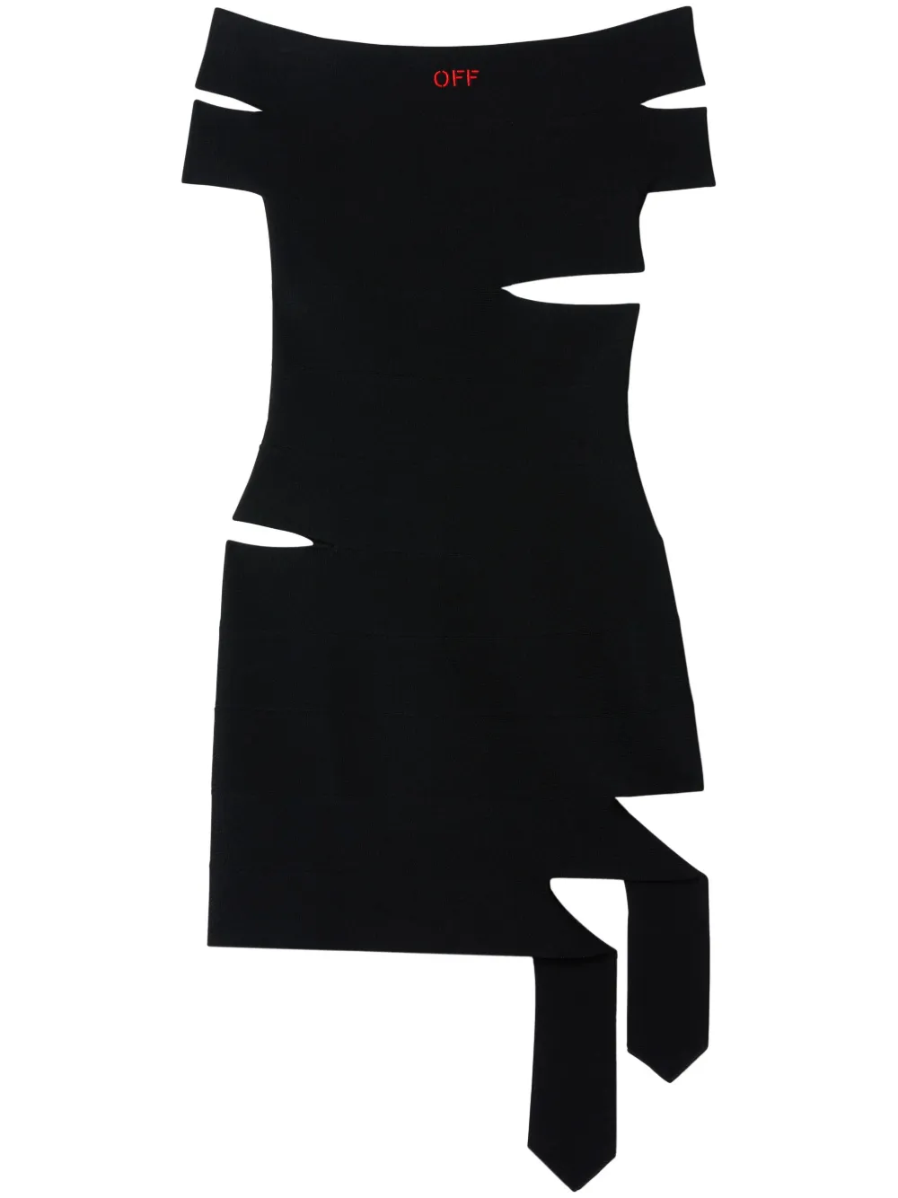 cut out-detail mini dress